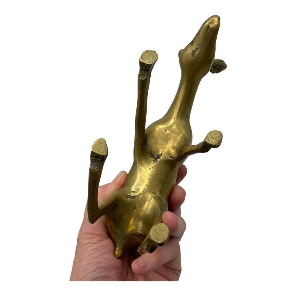 Vintage Brass Smooth Deer Buck and Doe Figurines Statues READ - Picture 5 of 10